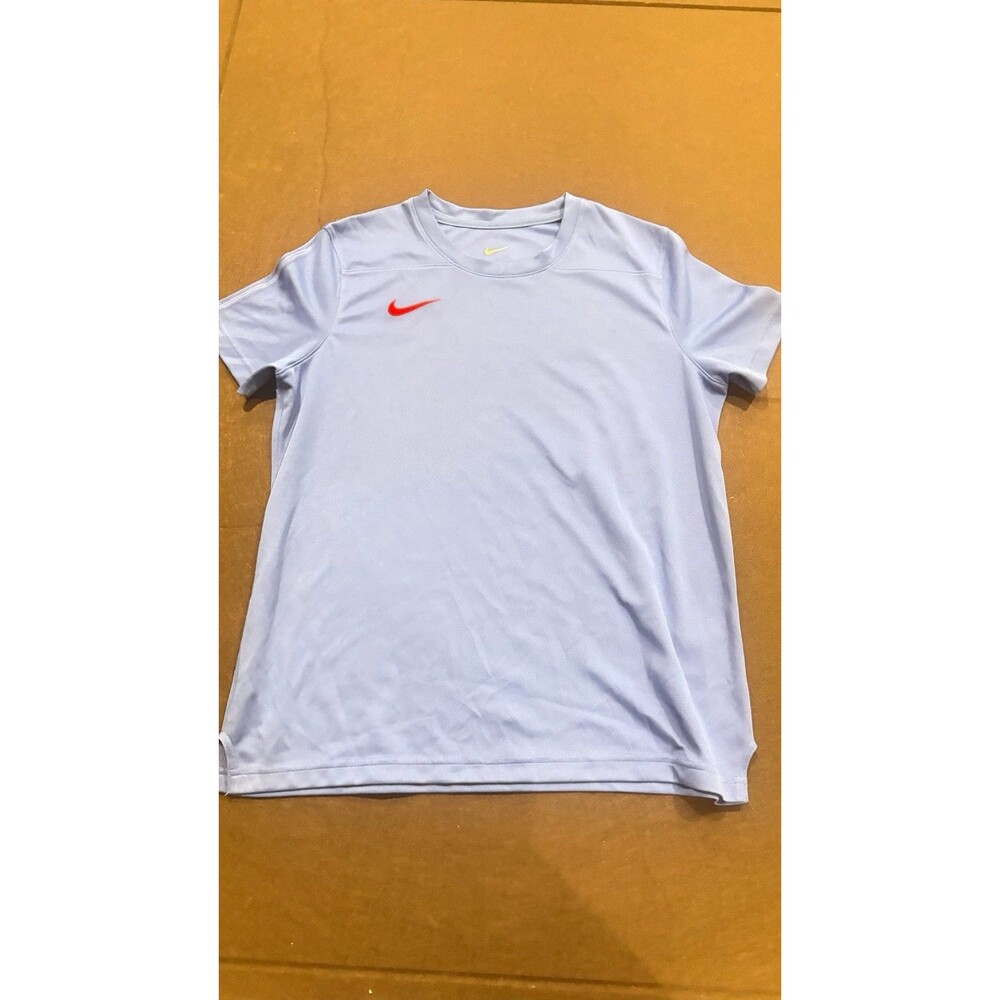 Nike Mens Dri-FIT Legend Short Sleeve Training Tee Royal Blue Red Swoosh gym